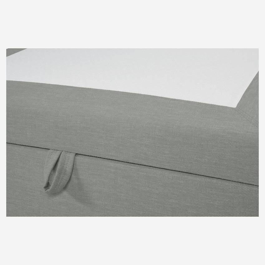 Somier de láminas 2X70X200cm en tela gris