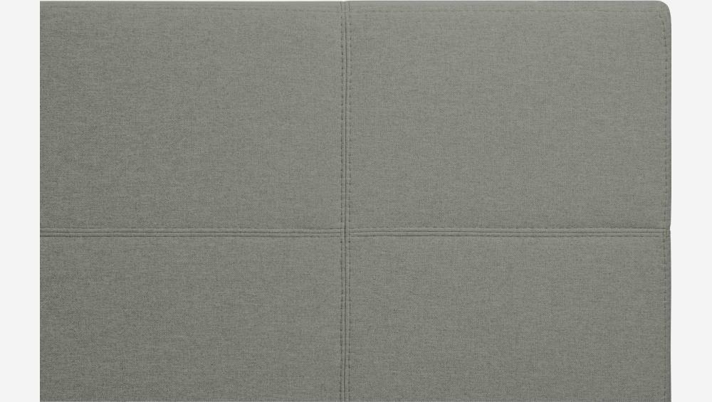 Tête de lit pour sommier en 180 cm en tissu gris clair