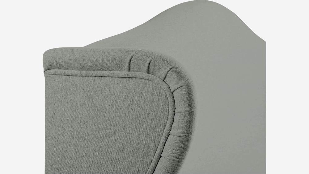 Testata per letto in tessuto da 140 cm - Grigio chiaro