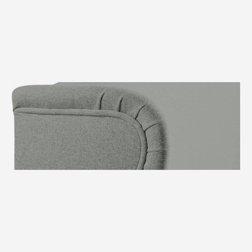 Testata per letto in tessuto da 140 cm - Grigio chiaro