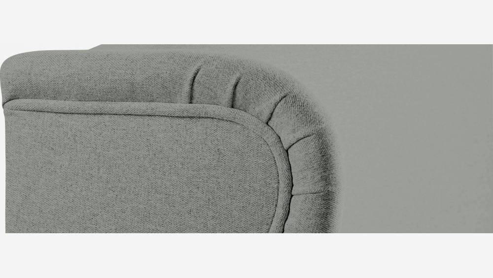 Testata per letto in tessuto da 160 cm - Grigio chiaro
