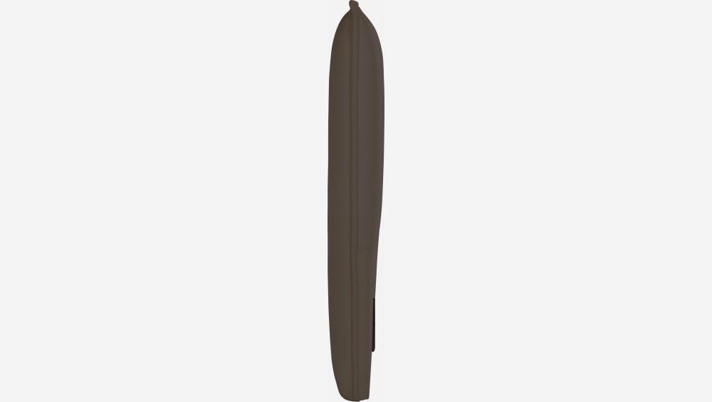 Kopfteil für Bettgestell mit einer Breite von 140 cm aus Stoff - Mausgrau