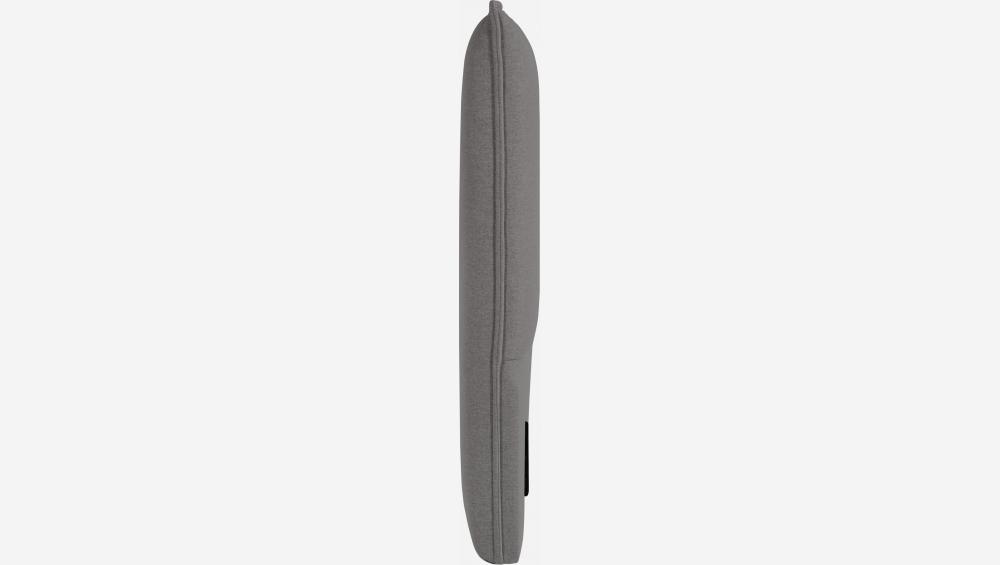 Kopfteil für Bettgestell mit einer Breite von 140 cm aus Stoff - Hellgrau