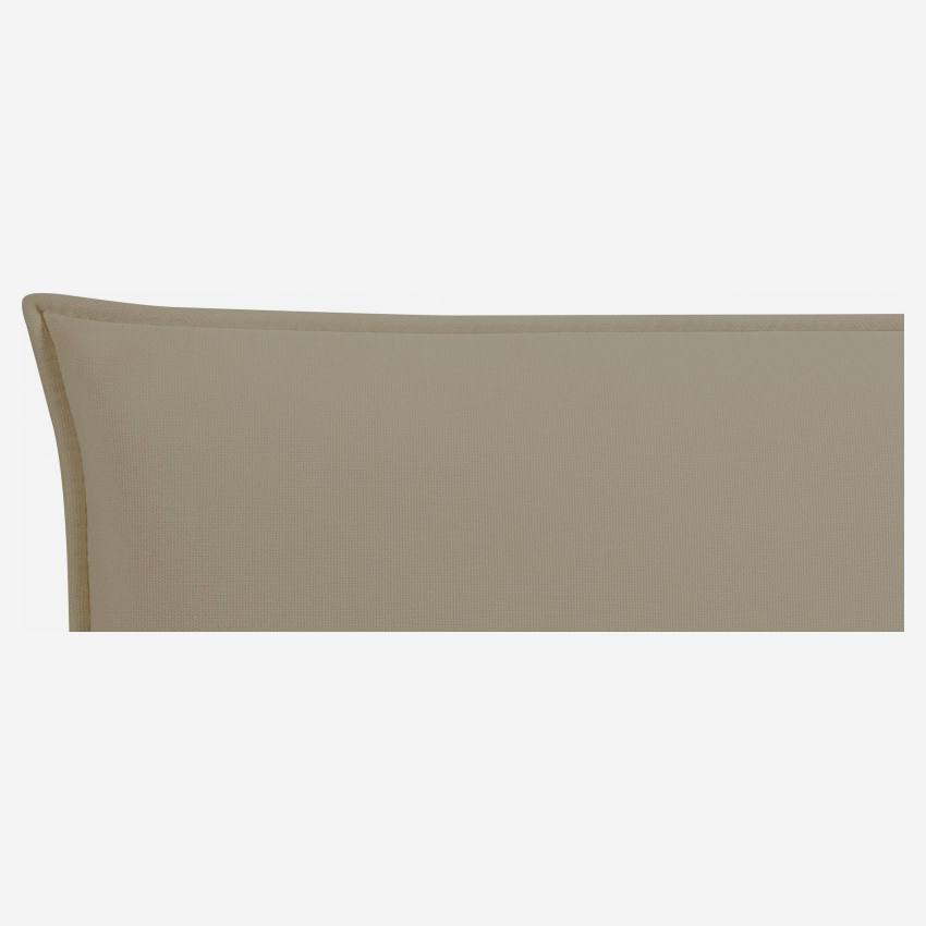 Testiera per letto in tessuto 160 cm - Beige