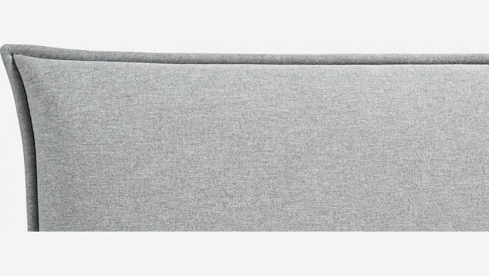 Testata per letto in tessuto da 160 cm - Grigio chiaro