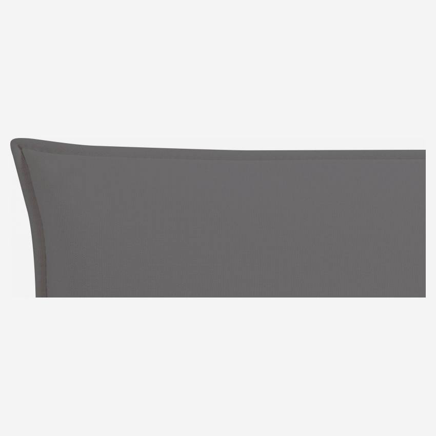 Testiera per letto in tessuto 180 cm  - Grigio topo