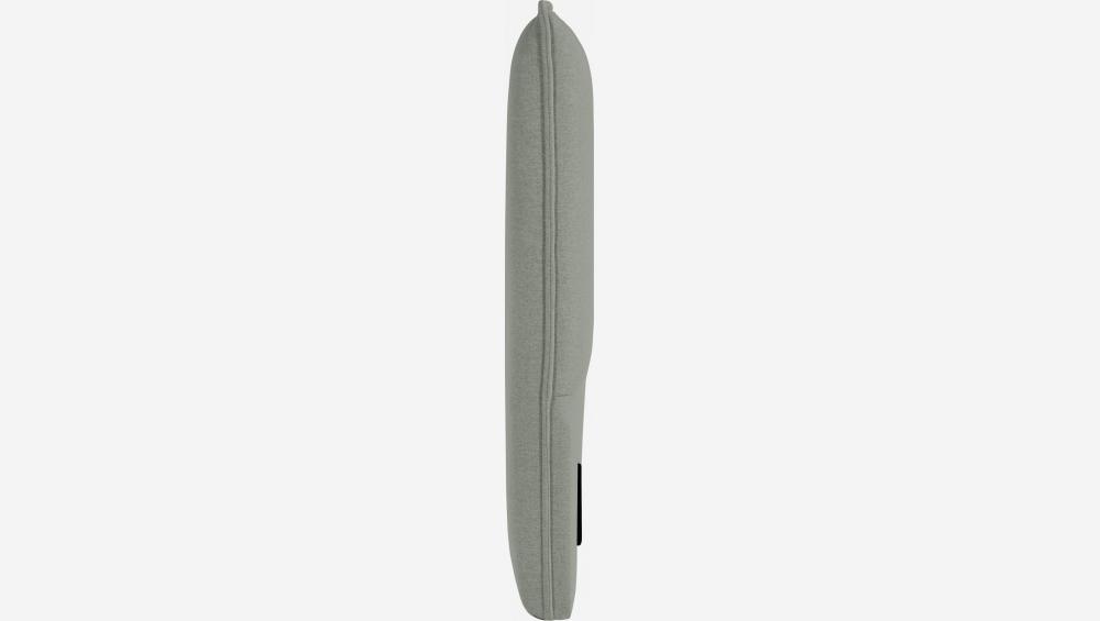 Kopfteil für Bettgestell mit einer Breite von 180 cm aus Stoff - Hellgrau