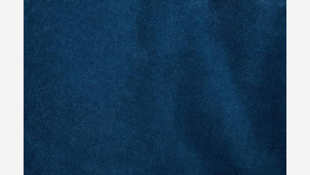 Tagesdecke, 260x220cm, aus Samt, blau 