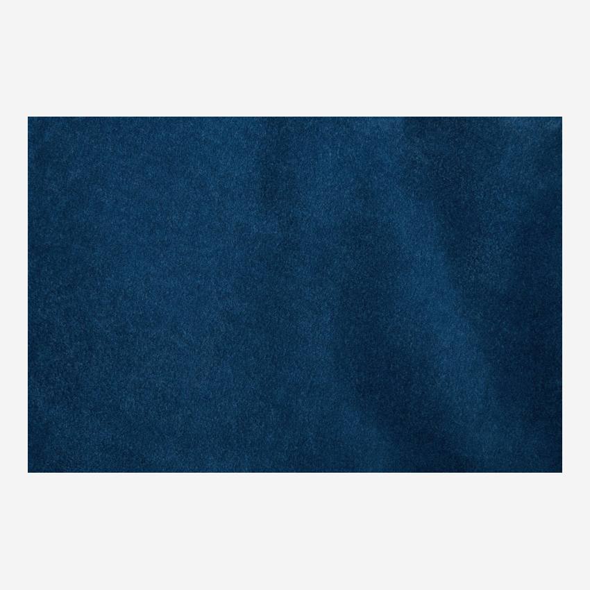 Colcha 260x220cm de terciopelo azul