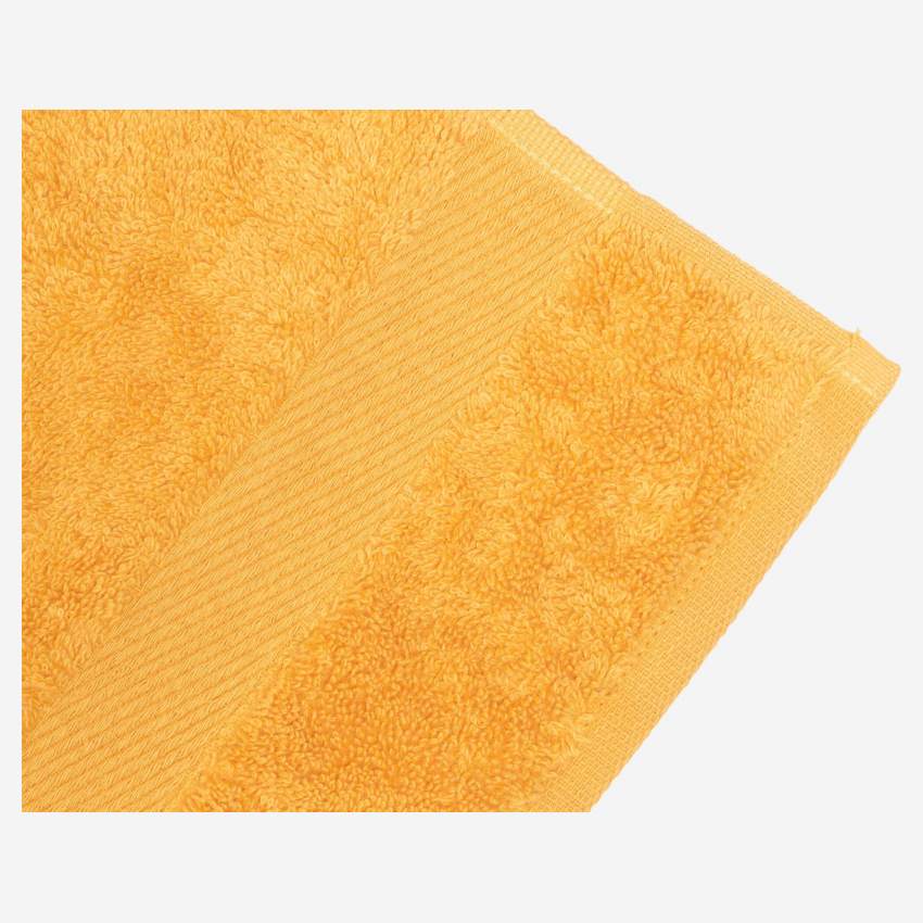 Gästehandtuch aus Baumwolle - 30 x 50 cm - Gelb