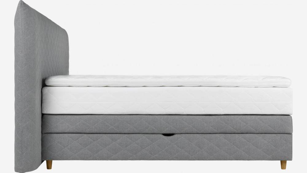 Compleet bed grijs 160cm