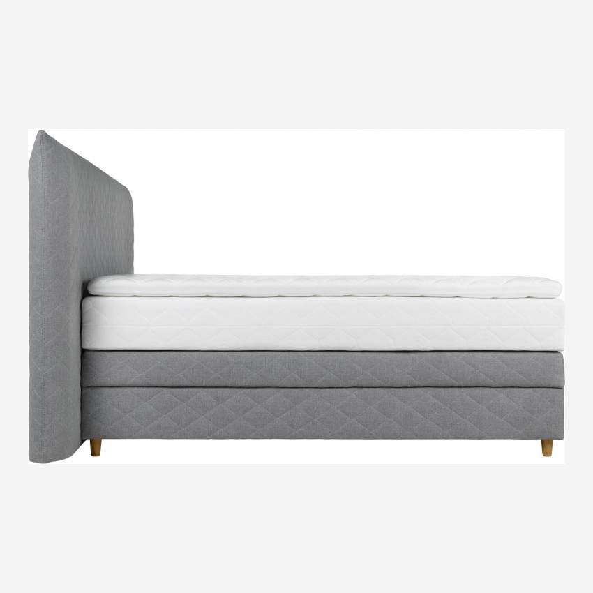 Compleet bed grijs 180cm