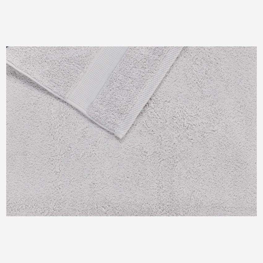 toalla de manos 50x90 gris claro