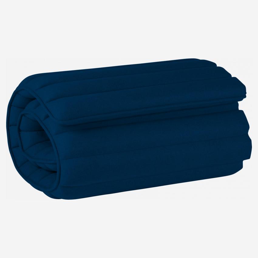Cabeceira de lã 244 x 99 cm - Azul
