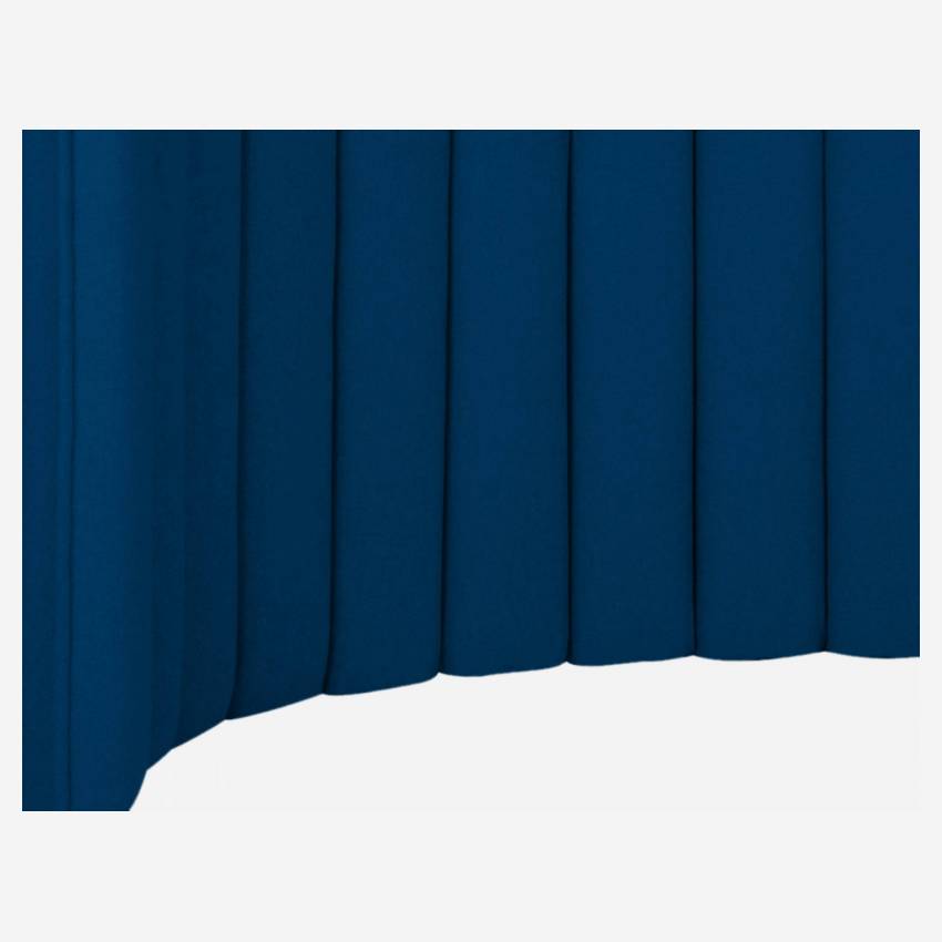 Bedhoofd van wol 244 x 99 cm - Blauw