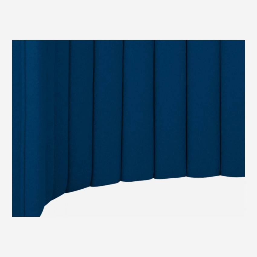 Cabeceira de lã 244 x 99 cm - Azul