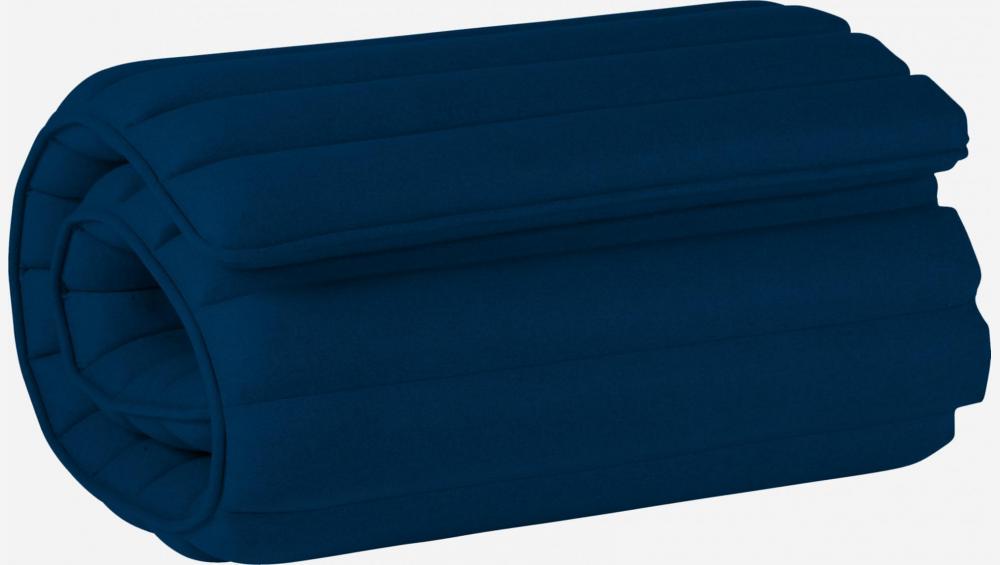 Kopfteil aus Wolle 244 x 120 cm - Blau
