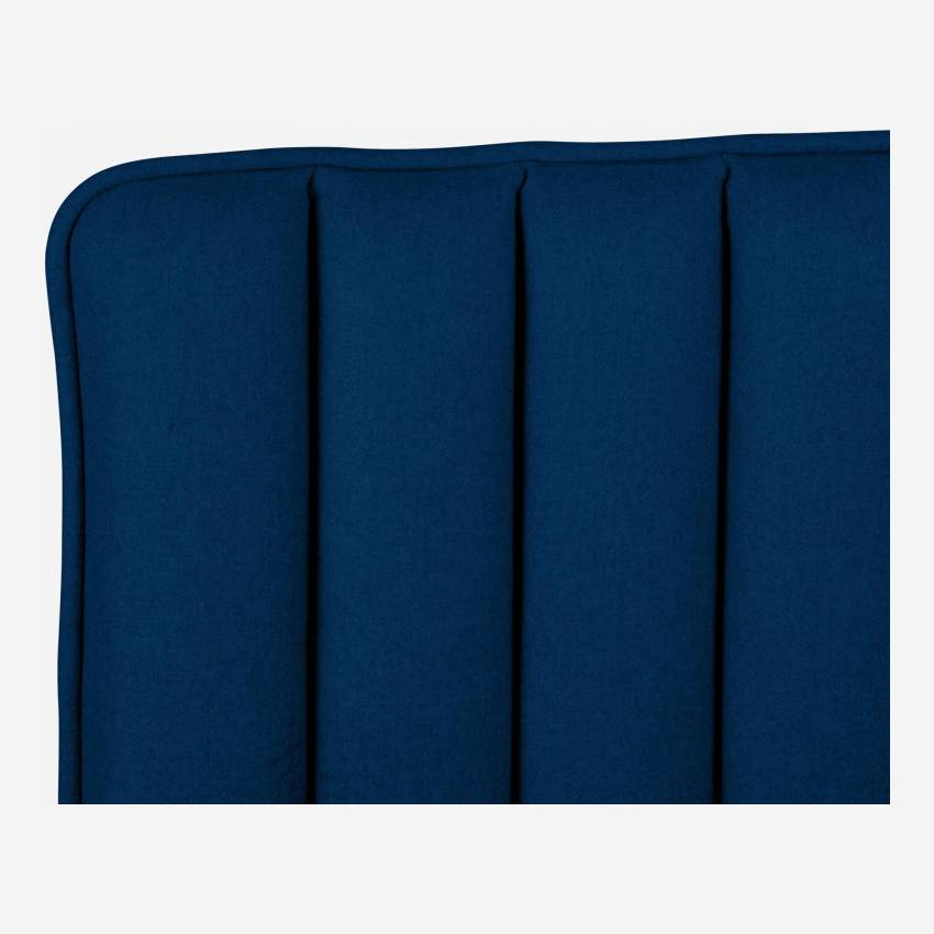 Cabeceira de lã 130 x 99 cm - Azul