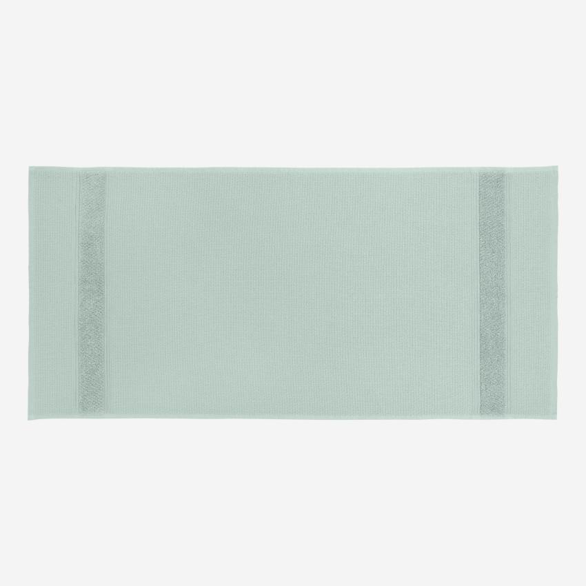 Handtuch aus Baumwolle - 50 x 100 cm - wassergrün