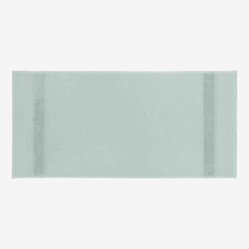 Toalla de manos de algodón - 50 x 100 cm - Verde celadón