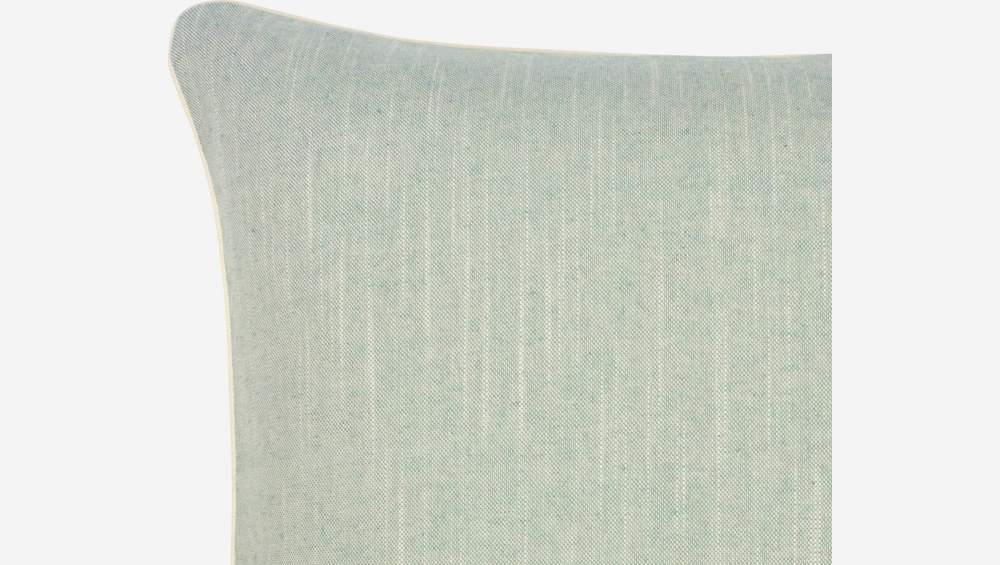 Cojín de algodón - 50 x 50 cm - Verde