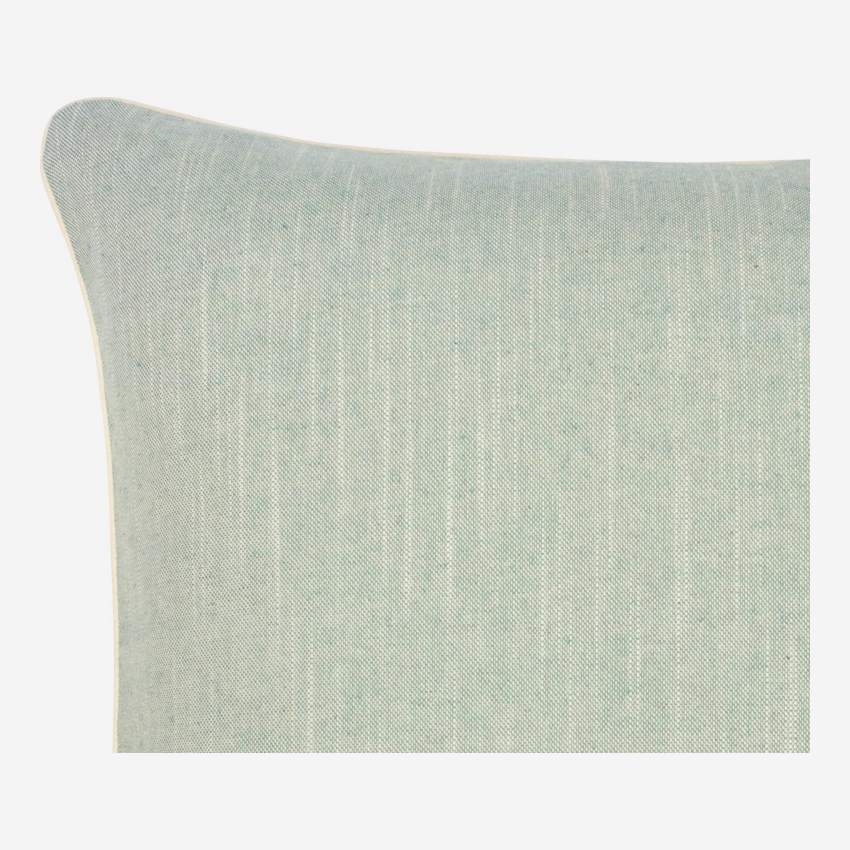 Cojín de algodón - 50 x 50 cm - Verde
