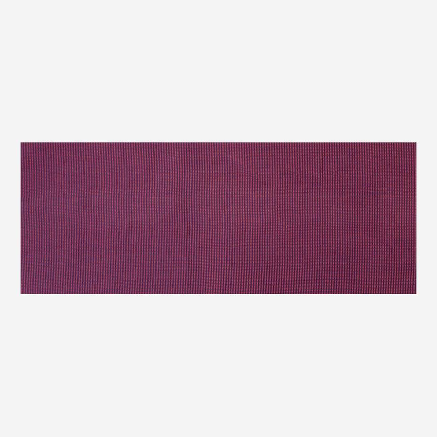 Plaid mit Wabenmuster aus Baumwolle - 130 x 170 cm - Rot