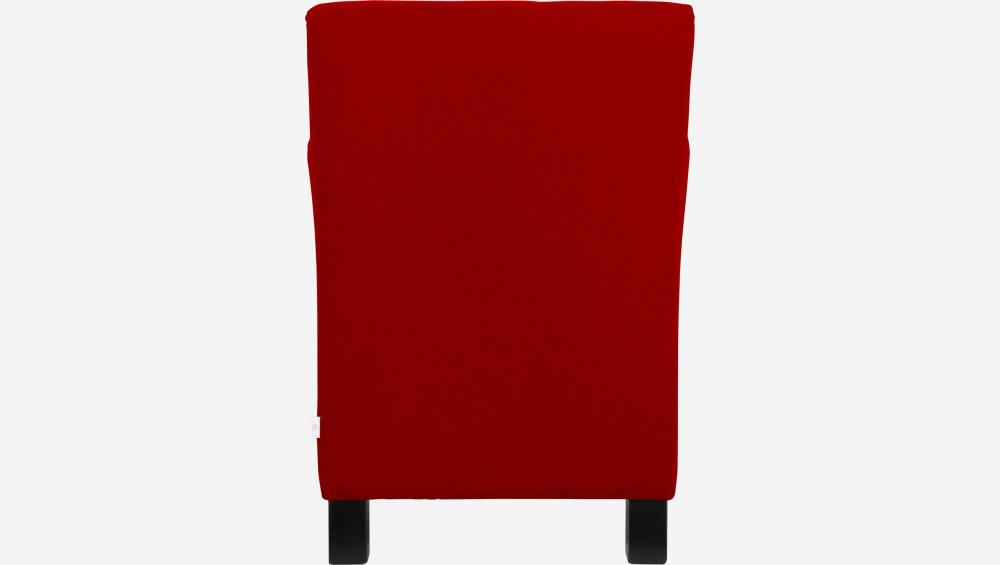 Sessel aus Wollfilz, rot