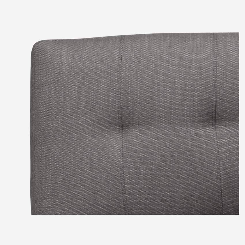Sofá de canto esquerdo em tecido Cinza