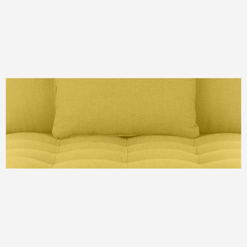 Chaise longue de tecido - Amarelo mostarda