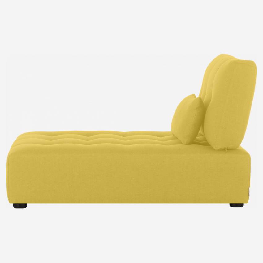 Sofá em tecido Amarelo mostarda