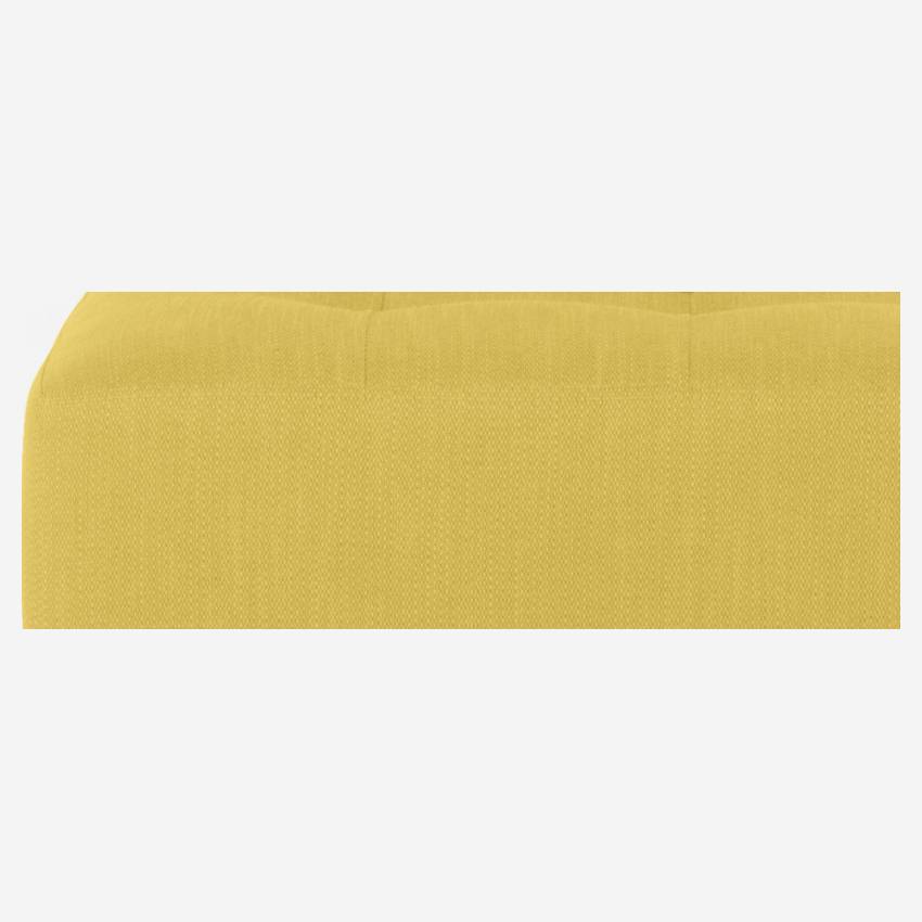 Sillón de tela-amarillo mostaza