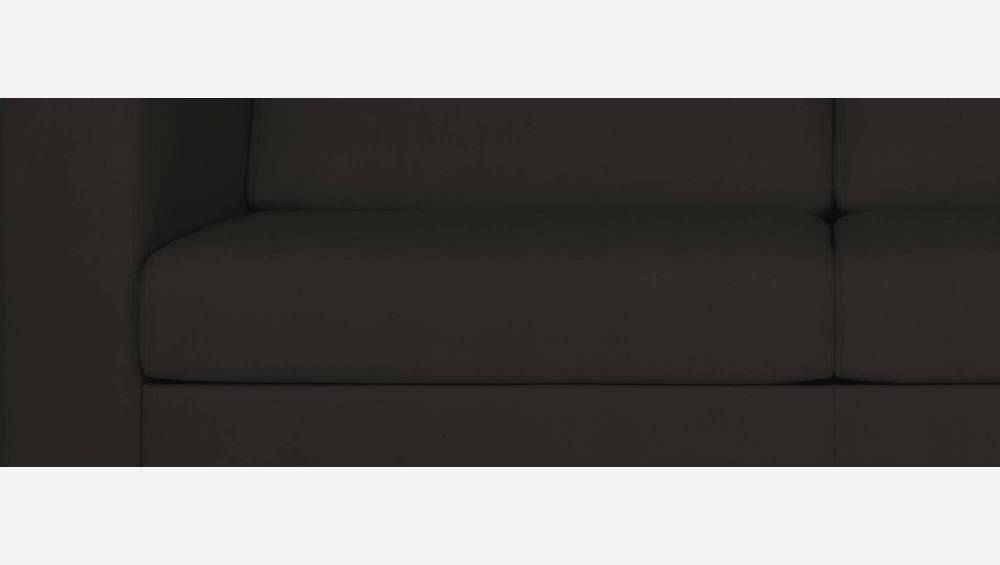 3-Sitzer-Sofa aus Leder - Braun