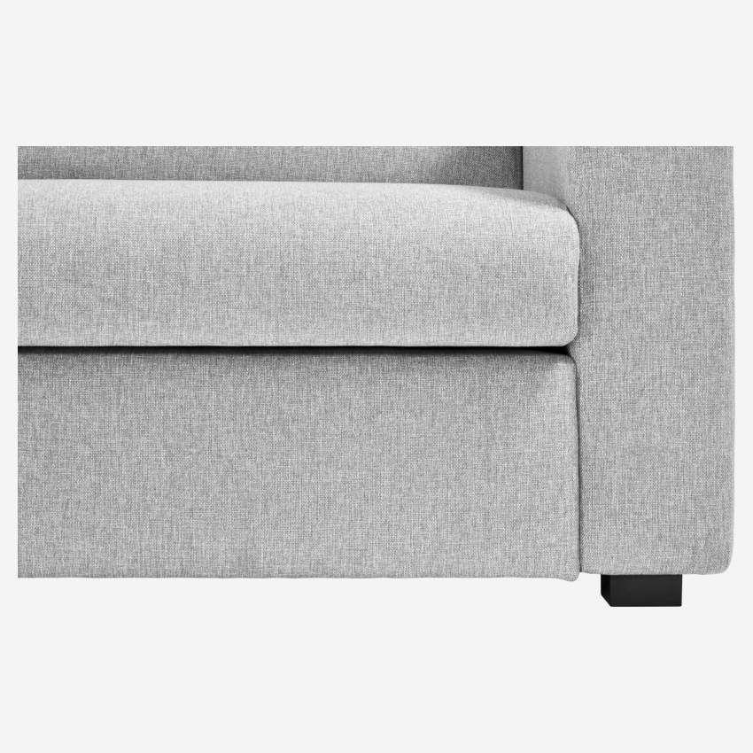 Sofá compacto de tela - Gris claro