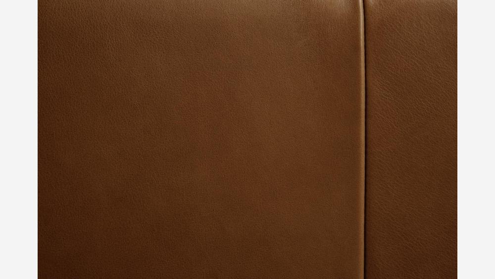 Canapé 3 places en cuir Vintage Leather - Marron cognac
