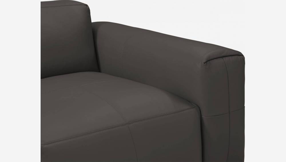4-Sitzer Sofa aus Savoy-Leder - Kaffeebraun
