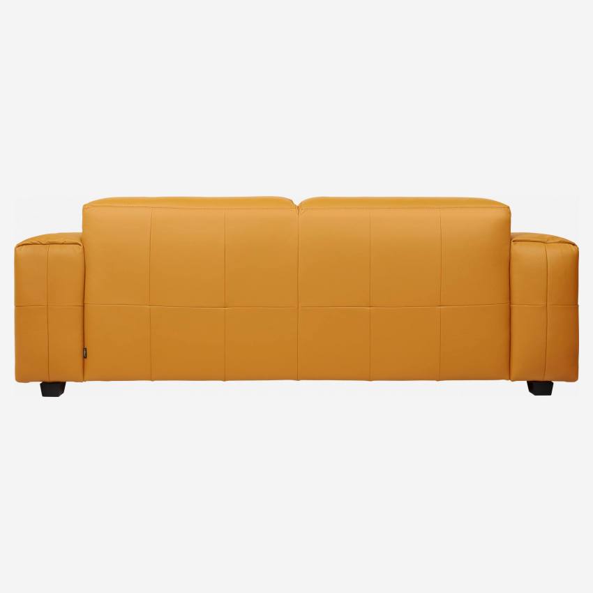 3-Sitzer Sofa aus Savoy-Leder - Cognacbraun