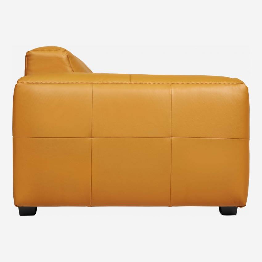 3-Sitzer Sofa aus Savoy-Leder - Cognacbraun
