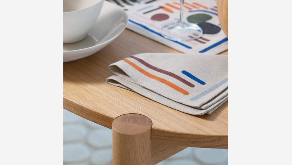 Ovale eiken tafel - Design by Marie Matsuura