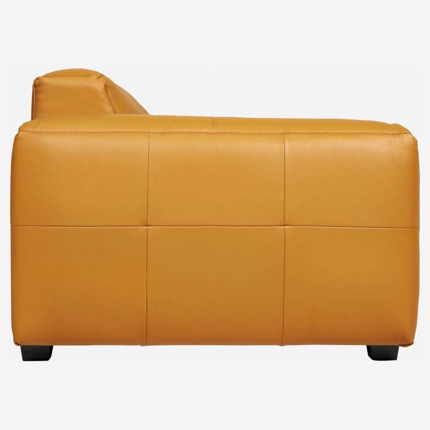 2-Sitzer Sofa aus Savoy-Leder - Cognacbraun