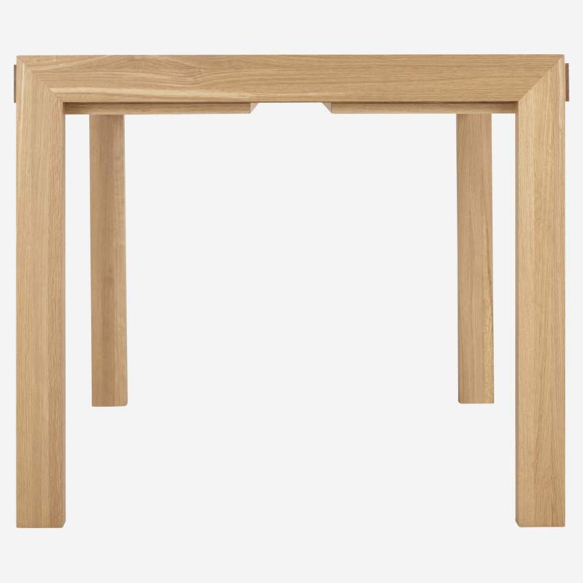 Mesa de sala de jantar em madeira de carvalho
