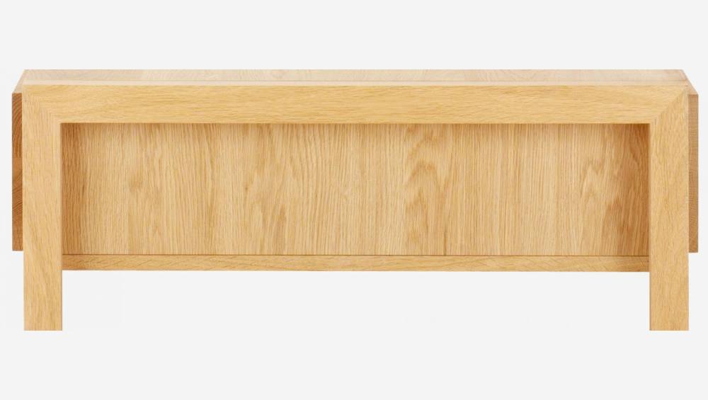 Table basse à tiroirs en chêne massif