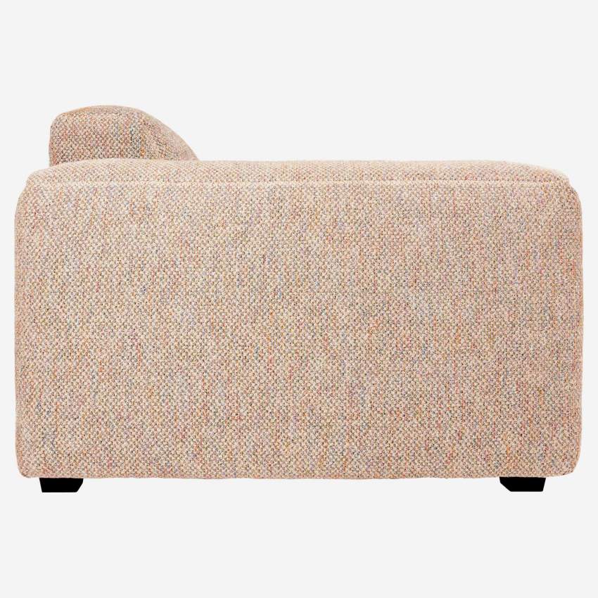 4-Sitzer Sofa aus Bellagio-Stoff - Morgenrot