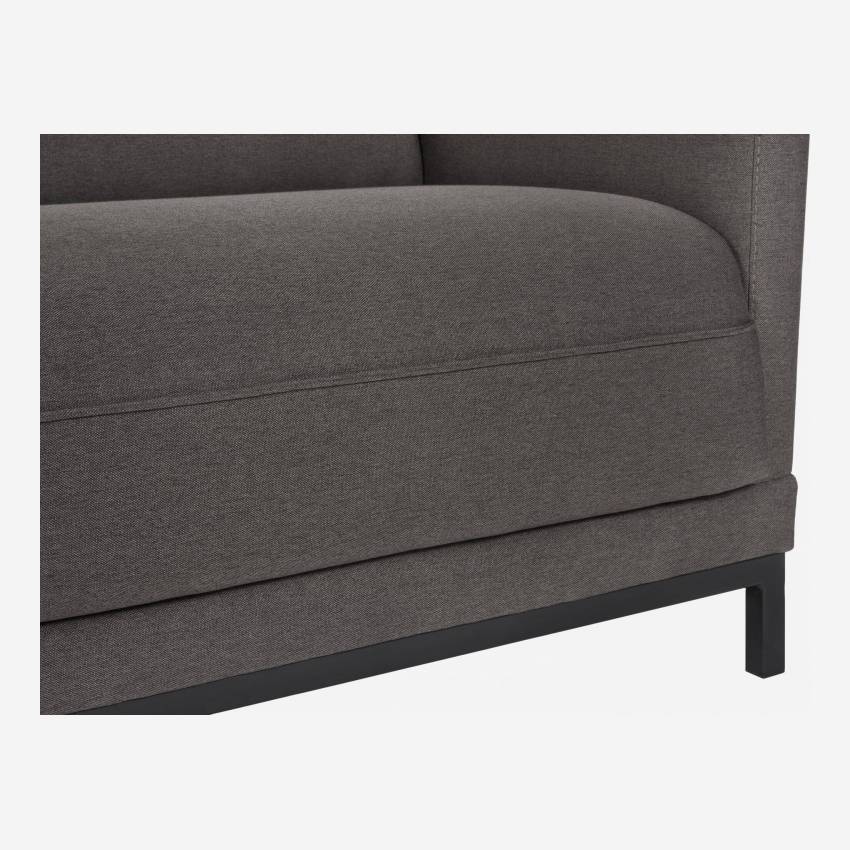 Canapé-lit 3 places en tissu gris