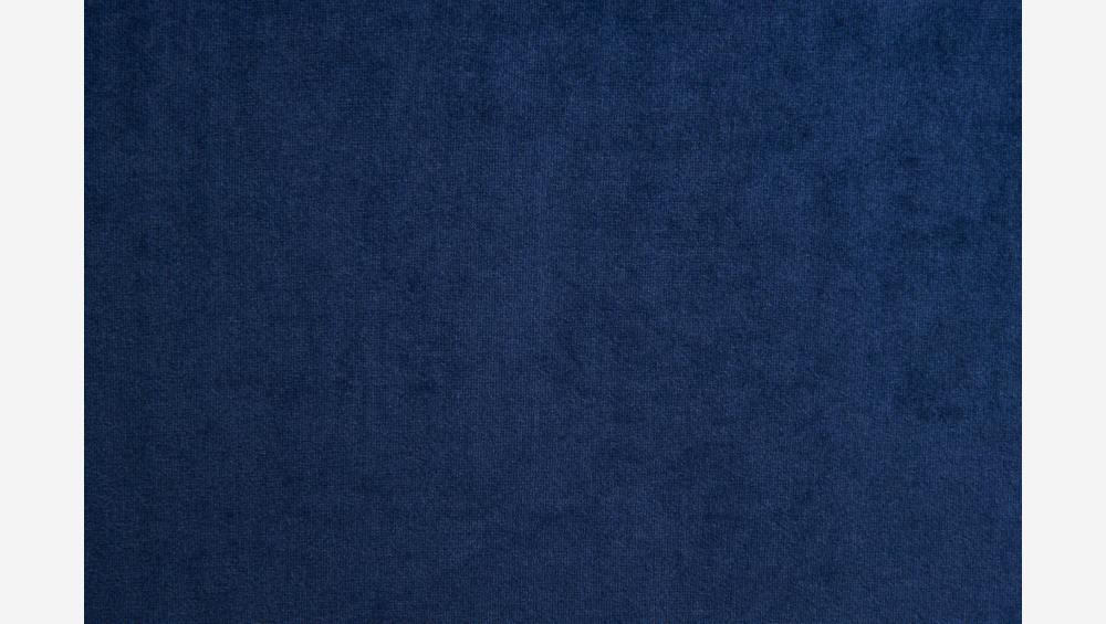 Poltrona in velluto - Blu marino
