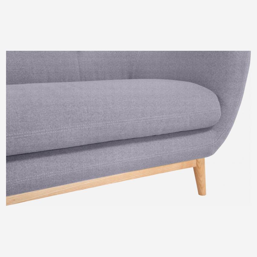 3-Sitzer-Sofa aus grauem Stoff - Design by Adrien Carvès