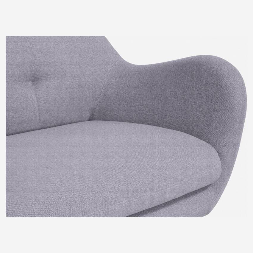 Canapé 3 places en tissu gris - Design by Adrien Carvès