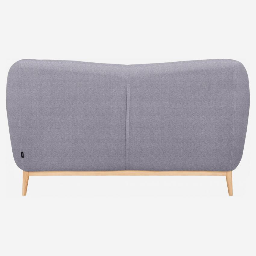 Canapé 2 places en tissu gris - Design by Adrien Carvès
