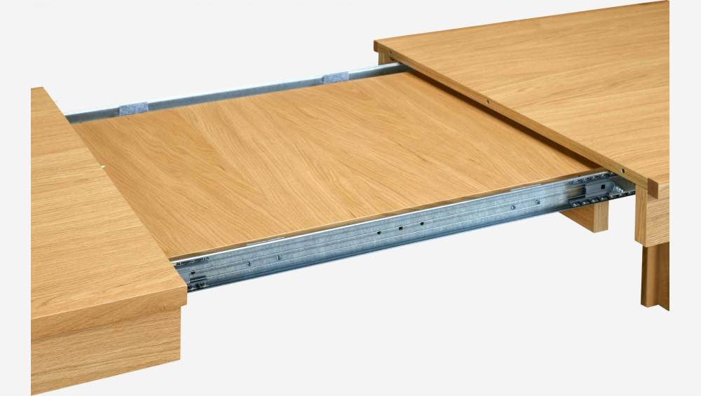 Table rectangulaire extensible en chêne