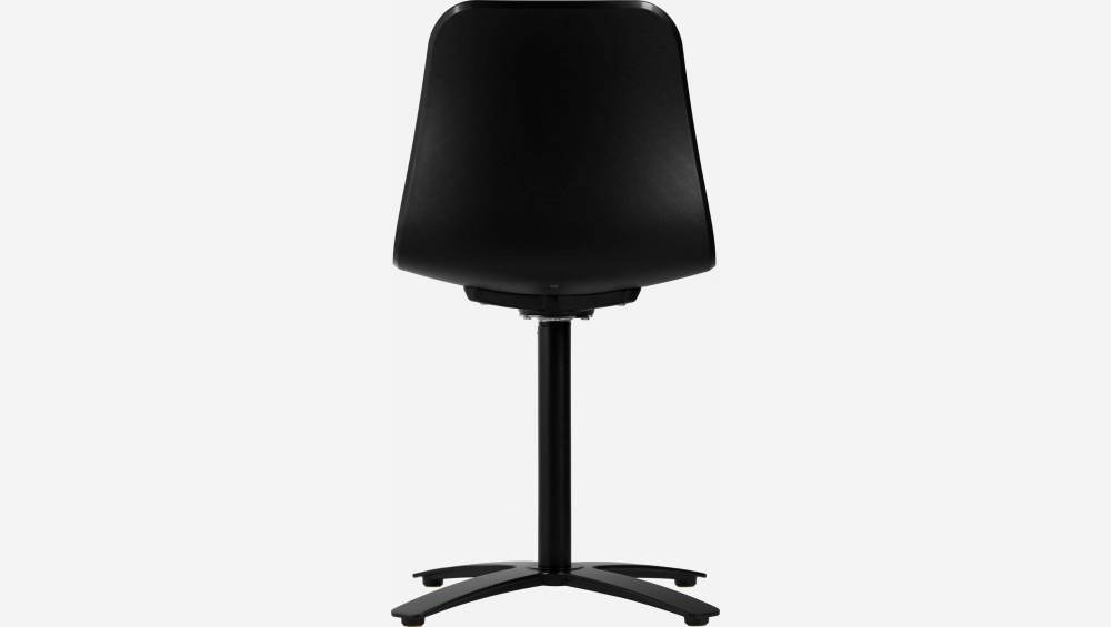 Cadeira de escritório em polipropileno preta